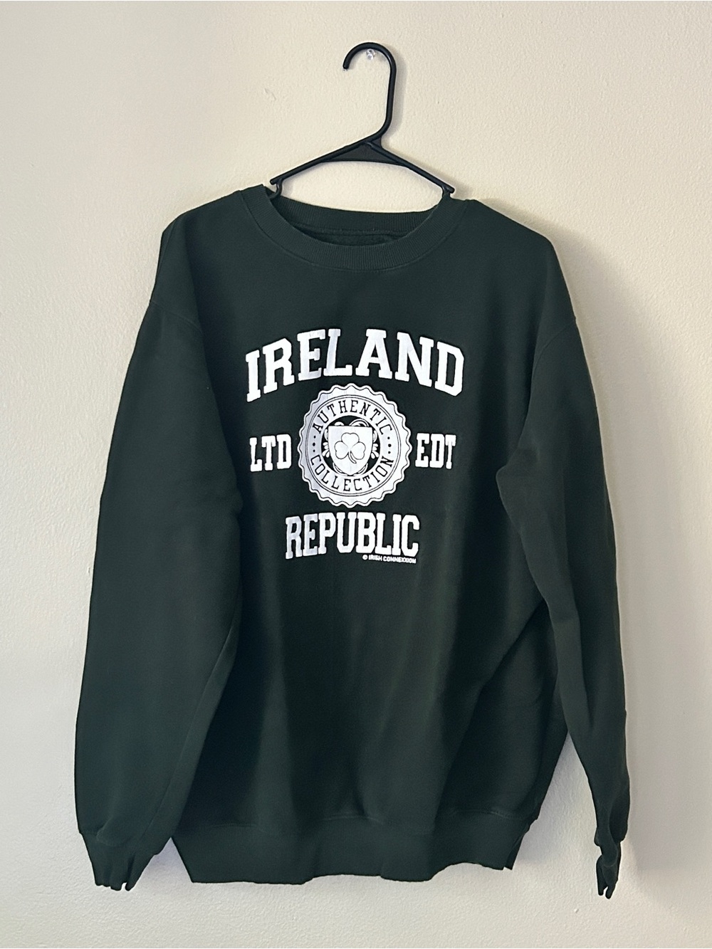 Irish Connexion Dublin Green Ireland Sweatshirt XL